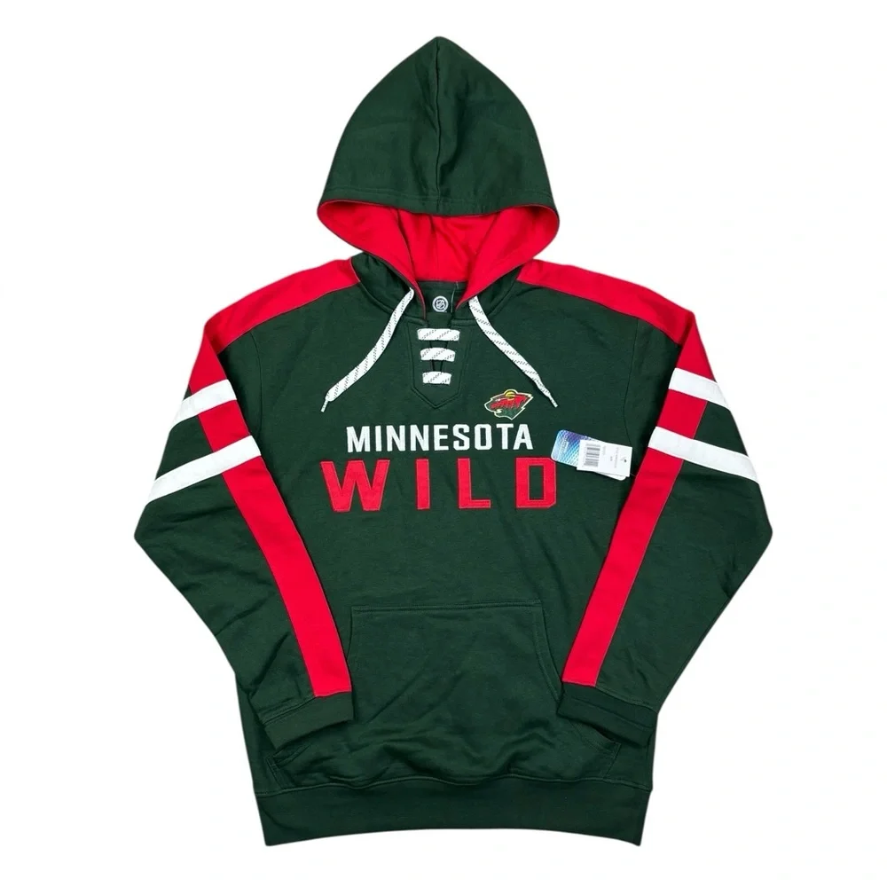 NWT MN Wild Hockey Sweatshirt Medium NHL - Picture 1 of 9
